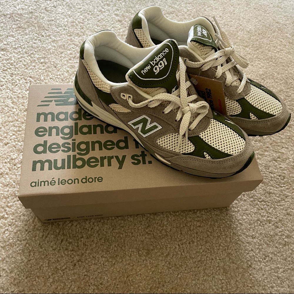 NWT Aime Leon Dore New Balance 991 womens size 7.5 - Picture 7 of 8